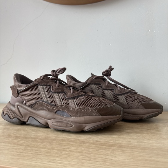 Adidas | Ozweego in Earth Strata Dark Brown Sneakers - Picture 6 of 8